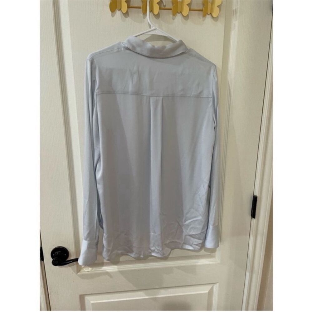 Vince Button Down Blouse Size Medium - image 3